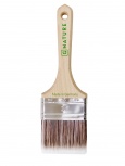 Кисть малярная профессиональная плоская, искусственная щетина