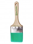 Кисть малярная профессиональная плоская, искусственная щетина