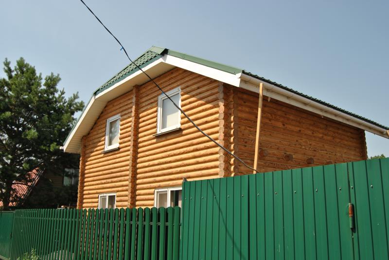 Частный дом, Белые Росы, Чемской, цвет Кедр 2010