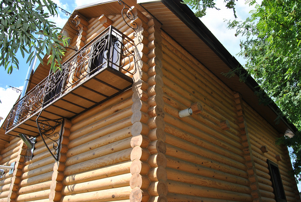 Частный дом, Тихая заводь, Кудряши, цвет Кедр 2010