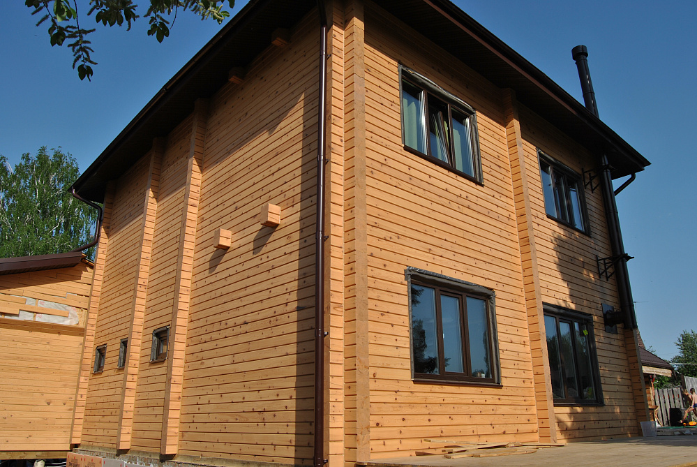 Частный дом, Каинская заимка, Академгородок, цвет Кедр 2010