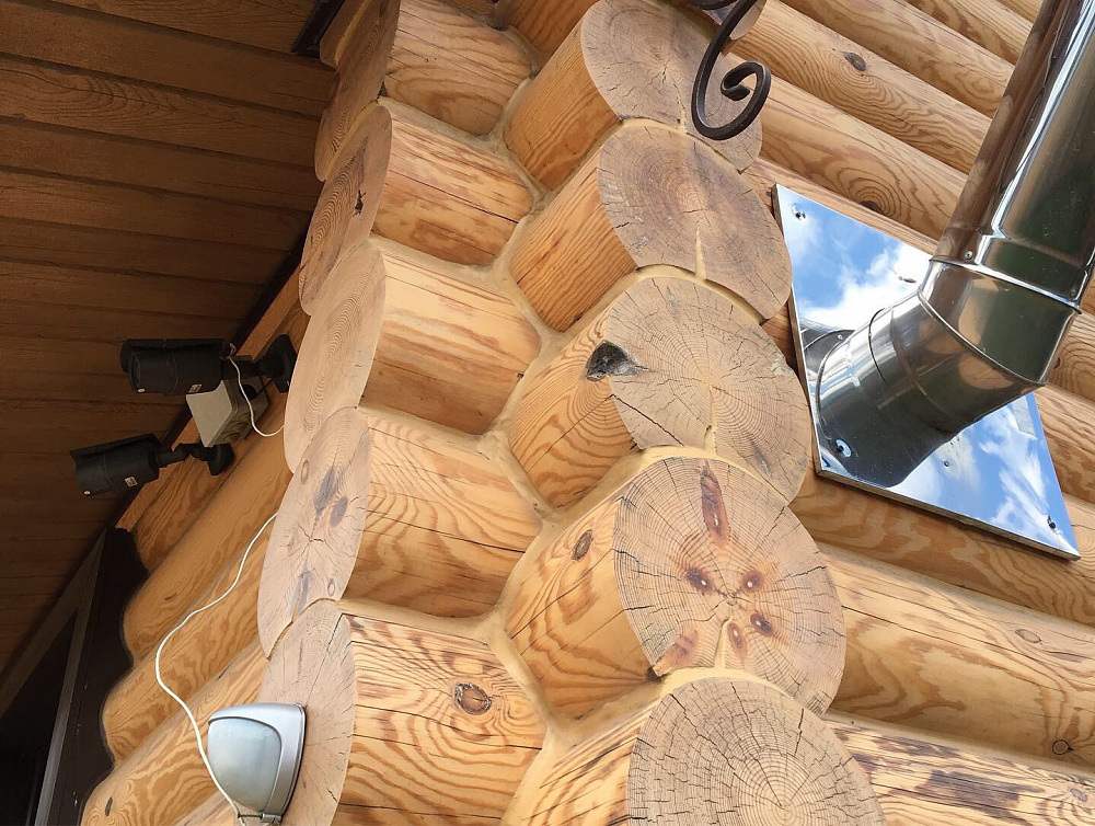 Частный дом, Тихая заводь, Кудряши, цвет Кедр 2010