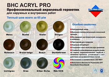BHC Немецкий герметик BauHolzColor